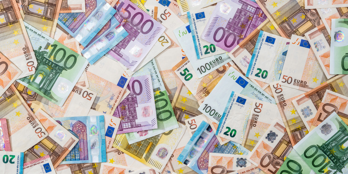 Euro Falls to Two-Year Low After Soft PMI Data